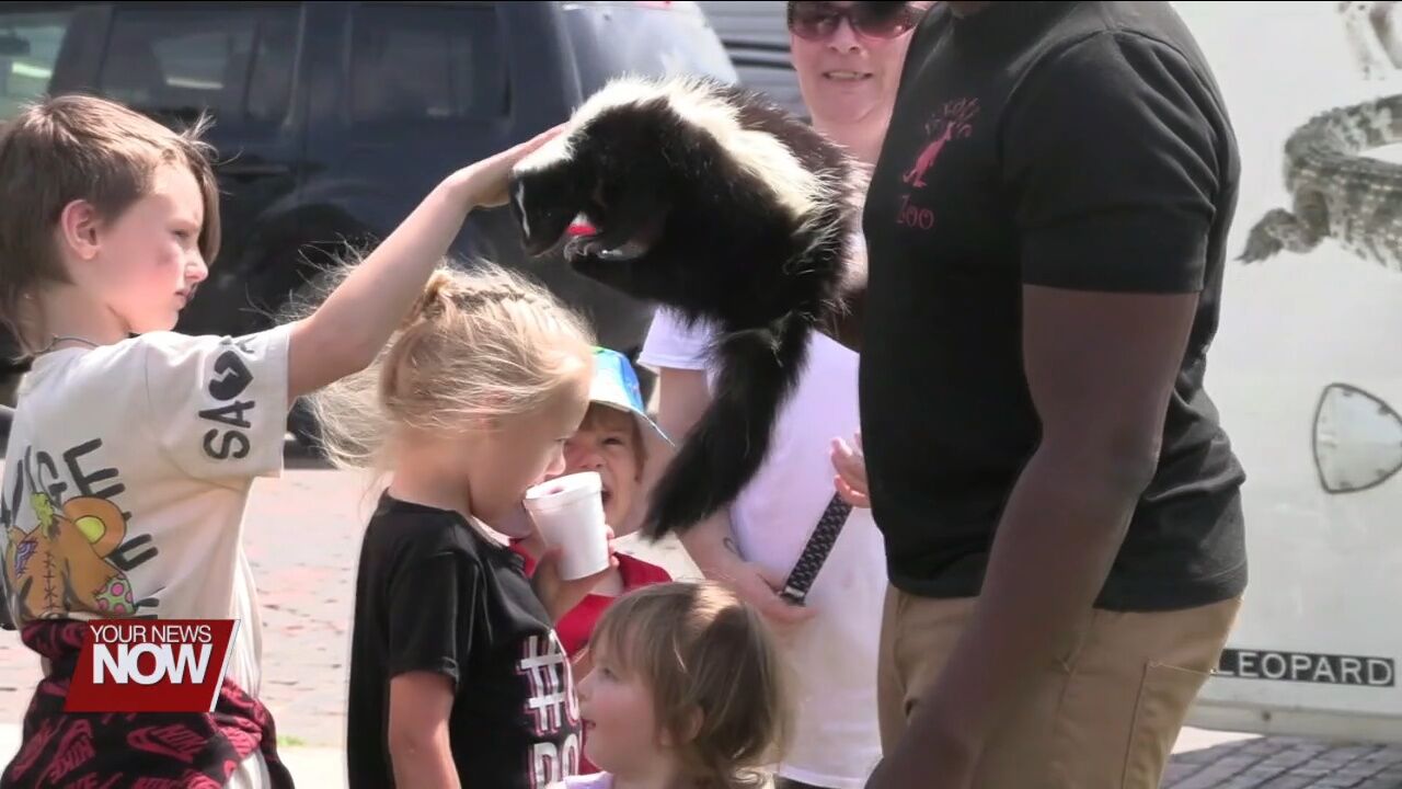 Things are getting wild at the Alger Public Library as exotic zoo kicks off summer reading program